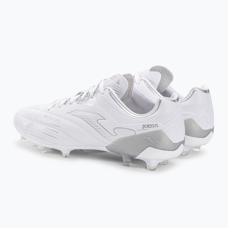 Men's football boots Joma Score FG white 3