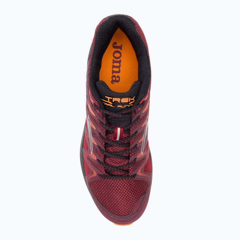 Joma Trek 2306 burgundy men's running shoes 6