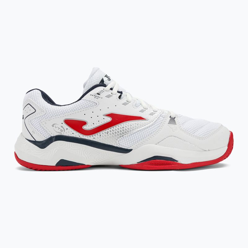 Men's tennis shoes Joma Master 1000 white/red 2