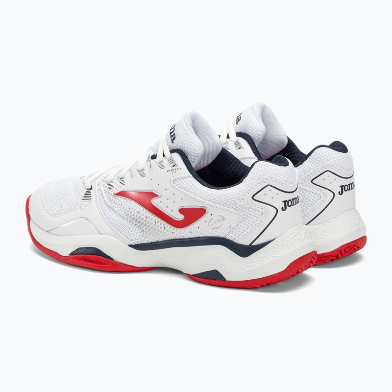 Men's tennis shoes Joma Master 1000 white/red 4