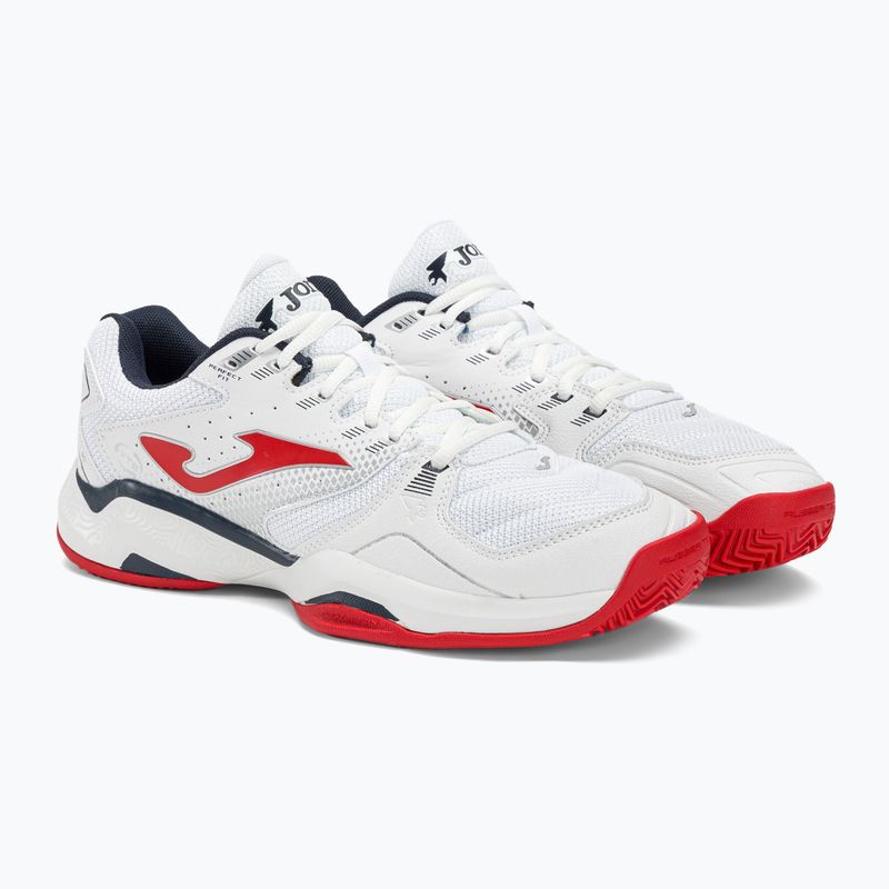 Men's tennis shoes Joma Master 1000 white/red 5