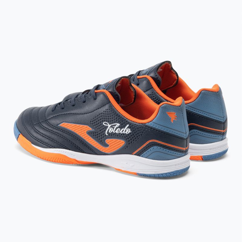 Children's football boots Joma Toledo Jr IN navy/orange 3