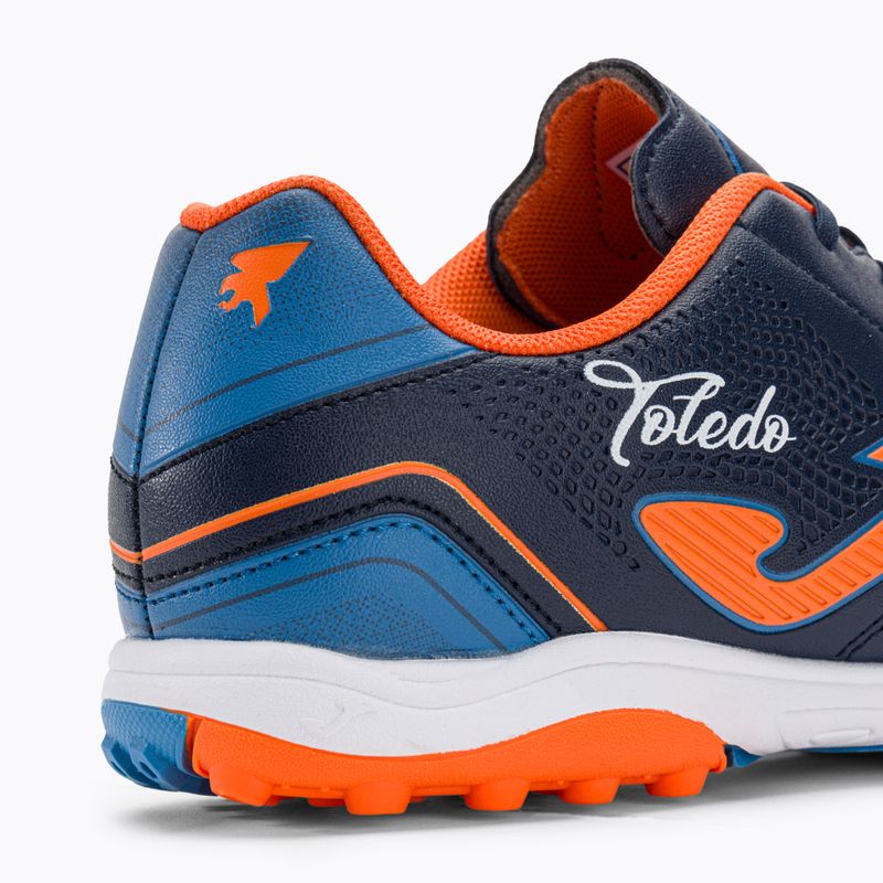 Children's football boots Joma Toledo Jr TF navy/orange 9