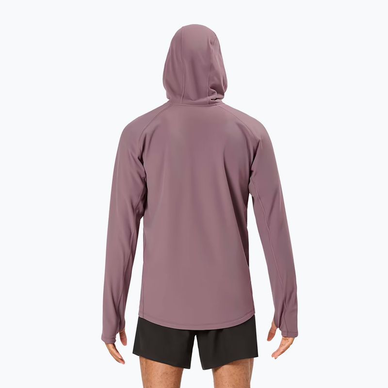 Men's NNormal Active Warm albergini/purple running jacket 3