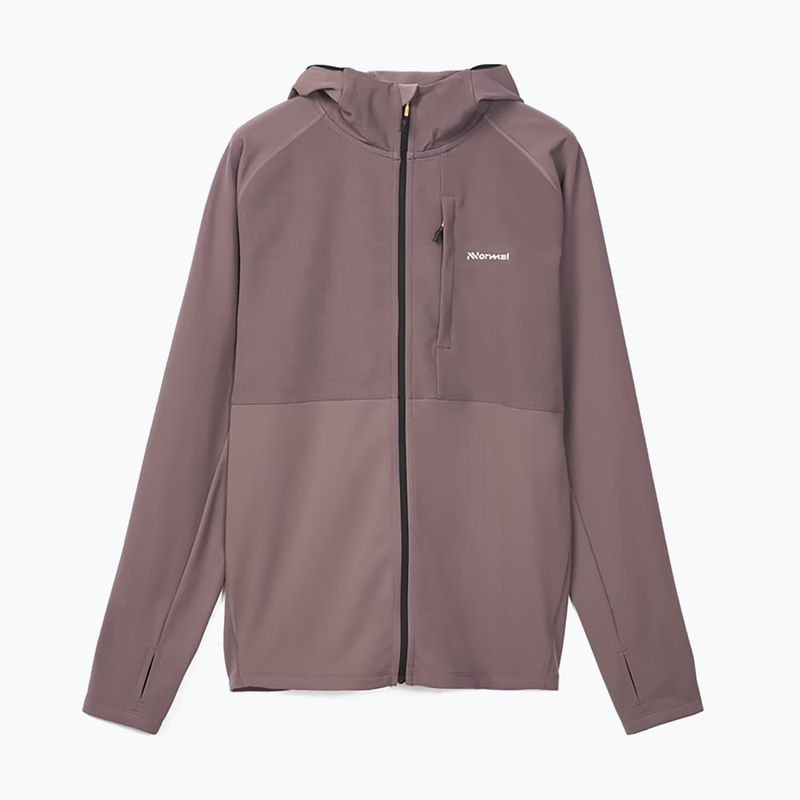 Men's NNormal Active Warm albergini/purple running jacket 4