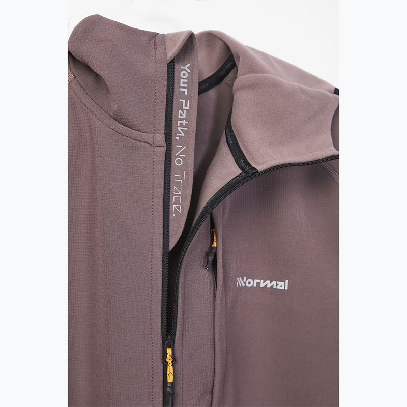 Men's NNormal Active Warm albergini/purple running jacket 5