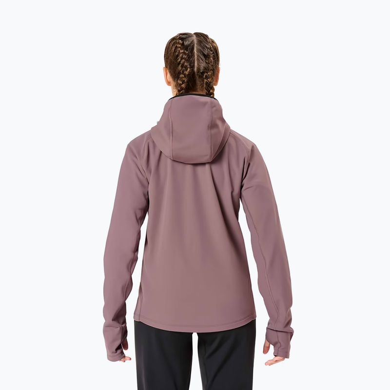 Women's NNormal Active Warm albergini/purple running jacket 3
