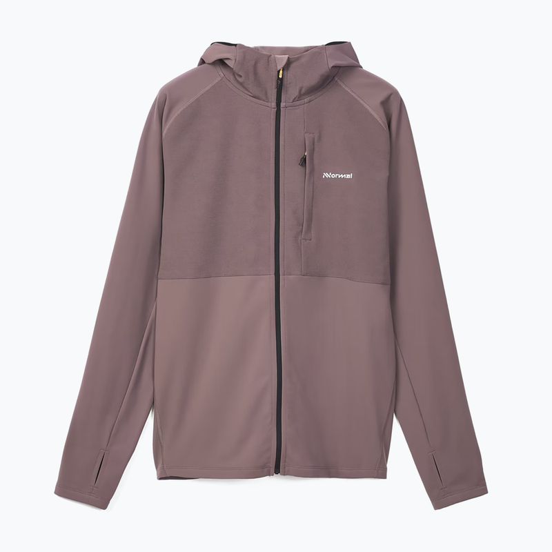 Women's NNormal Active Warm albergini/purple running jacket 4