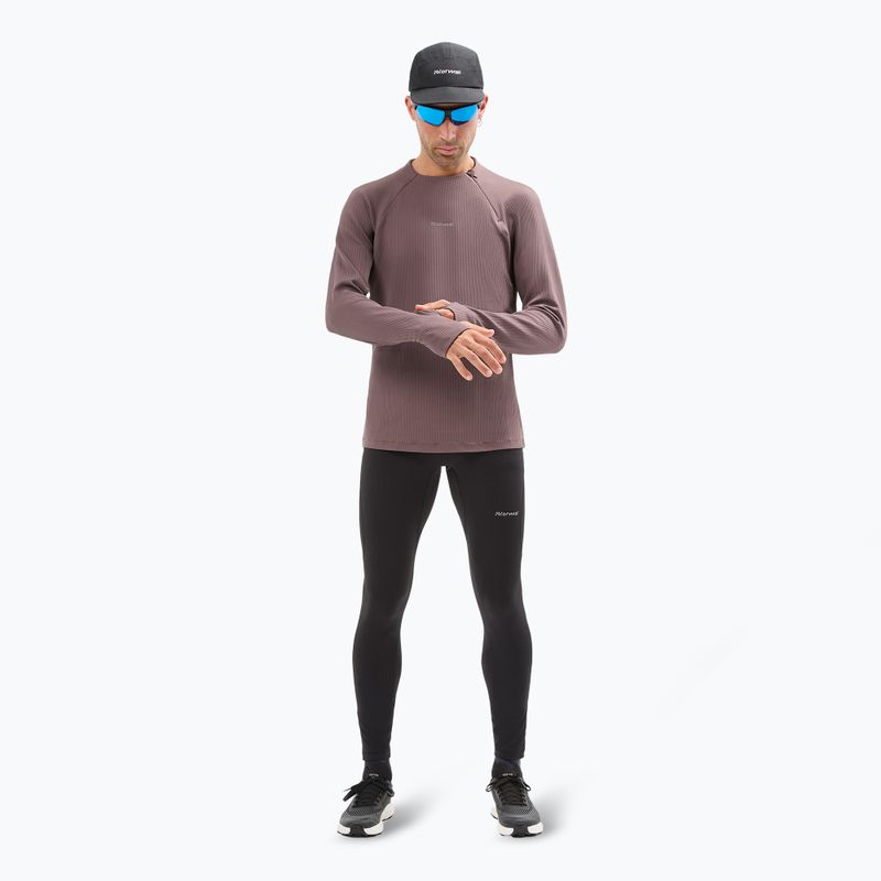 Men's NNormal Trail purple running longsleeve 2