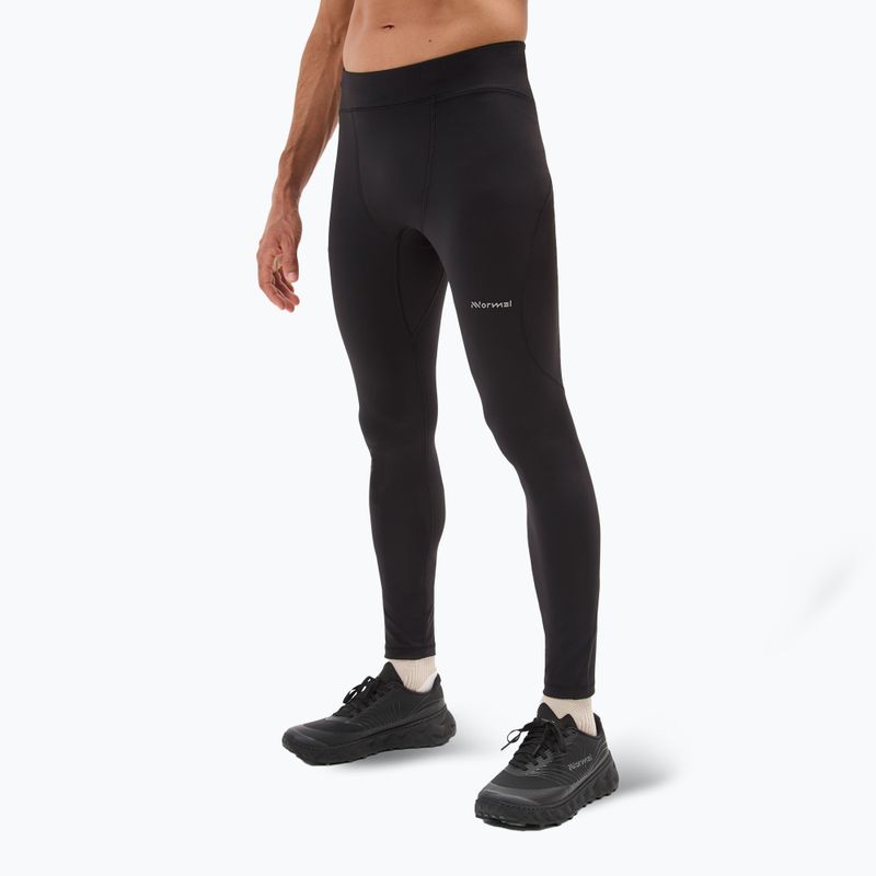 Men's running leggings NNormal Active black 4