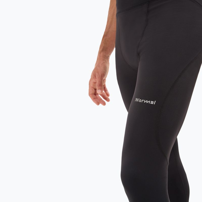 Men's running leggings NNormal Active black 6