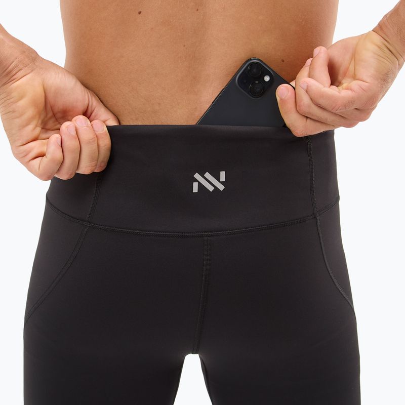 Men's running leggings NNormal Active black 8