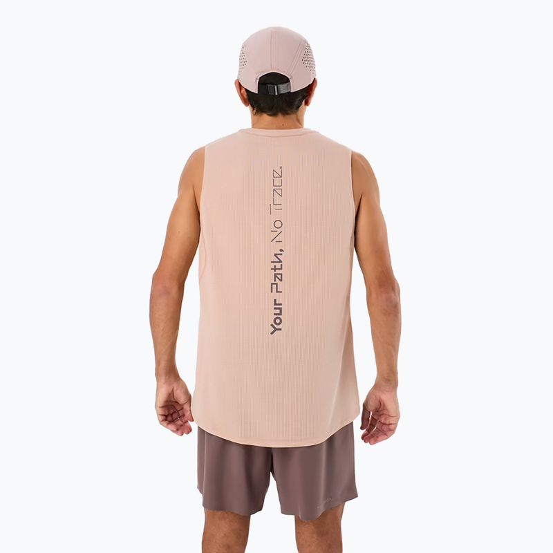 Men's NNormal Race Tank dusty pink running shirt 2