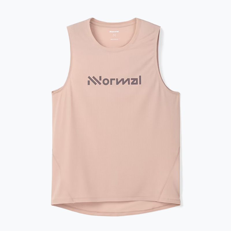 Men's NNormal Race Tank dusty pink running shirt 3