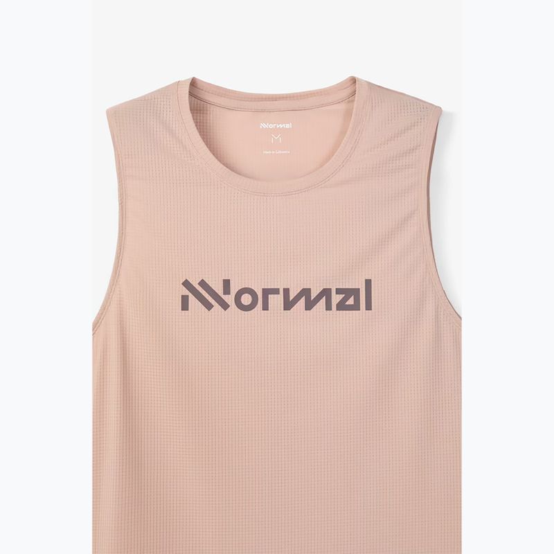 Men's NNormal Race Tank dusty pink running shirt 4