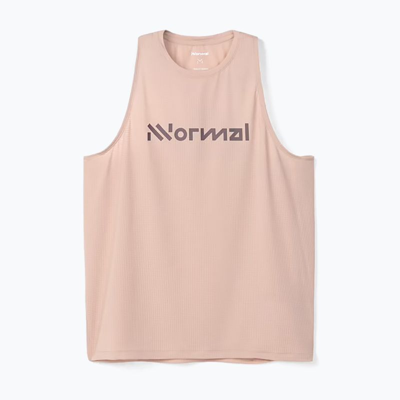 Women's NNormal Race Tank dusty pink running shirt 3