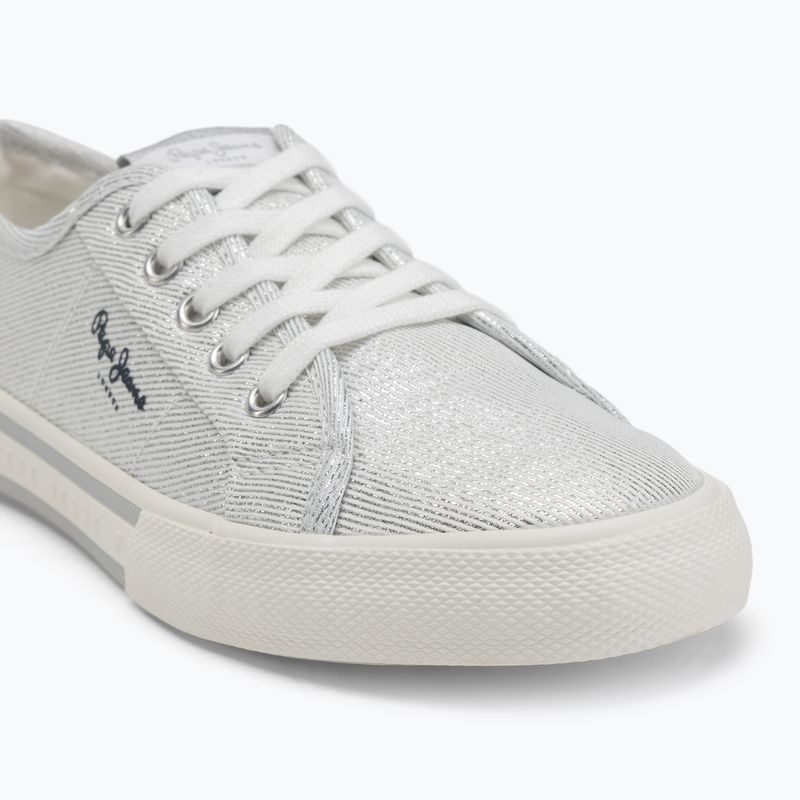 Women's shoes Pepe Jeans Brady Party silver 5