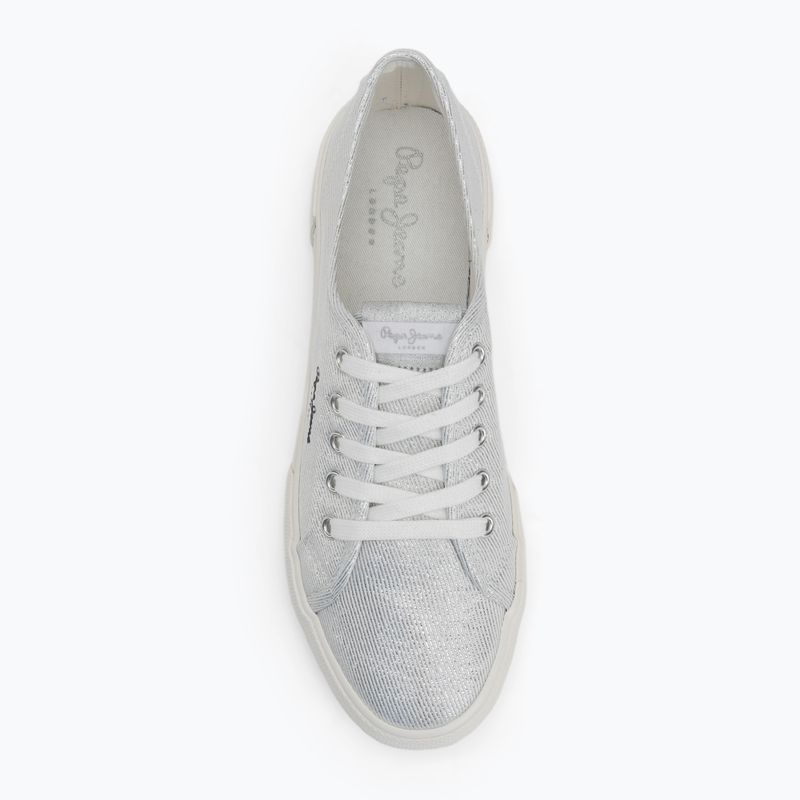 Women's shoes Pepe Jeans Brady Party silver 6