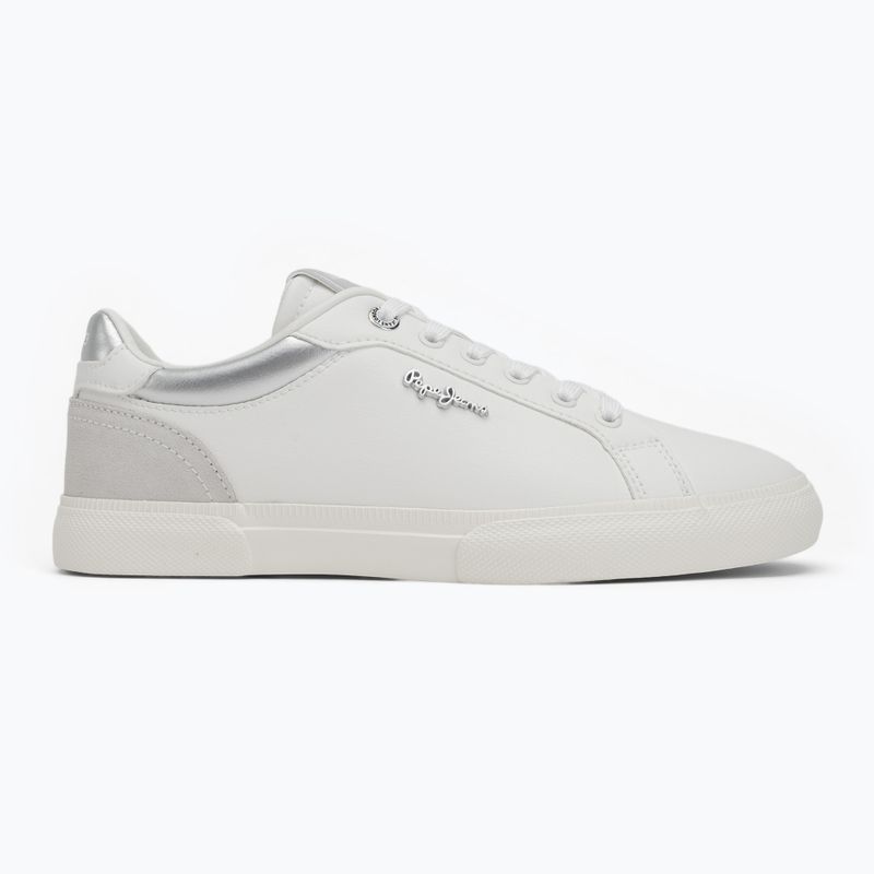 Women's shoes Pepe Jeans Kenton Court silver 2