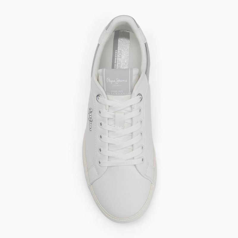 Women's shoes Pepe Jeans Kenton Court silver 5