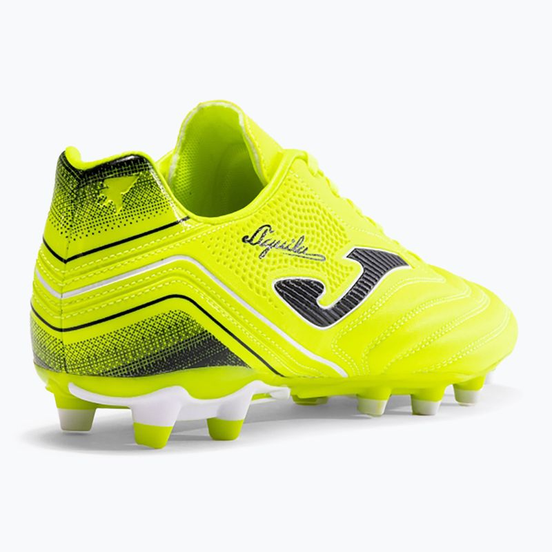 Men's Joma Aguila FG lemon fluor football boots 10