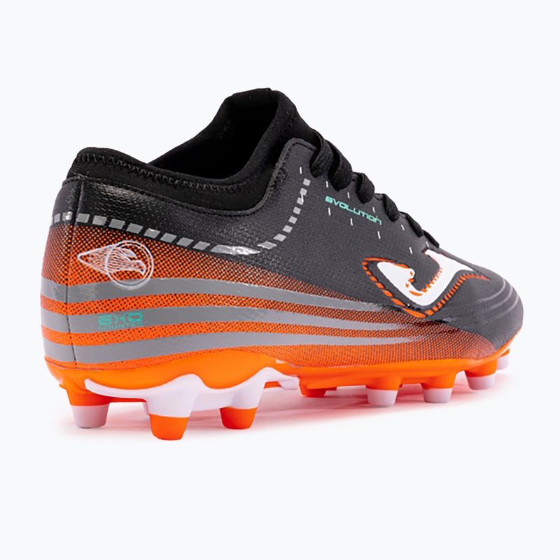 Men's football boots Joma Evolution FG black/orange 8