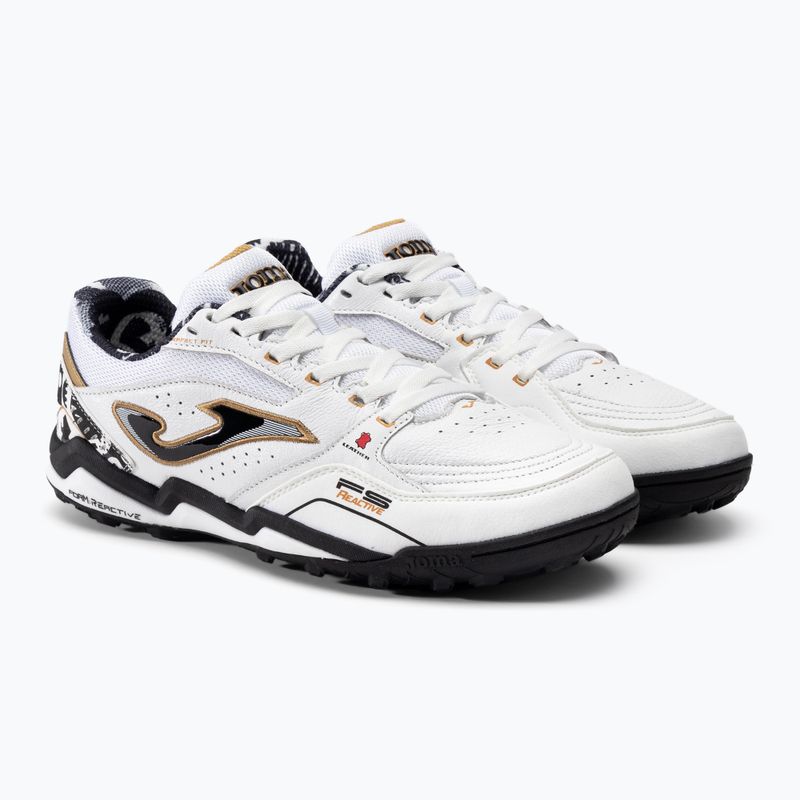 Men's football boots Joma Fs Reactive TF white 4