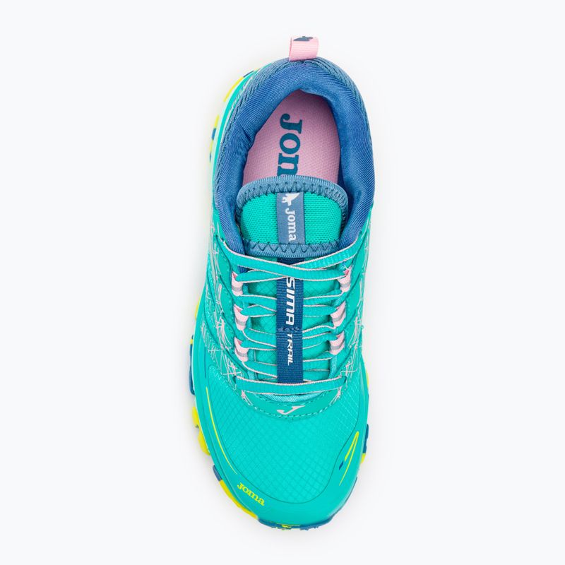 Joma Sima green/grey children's running shoes 5