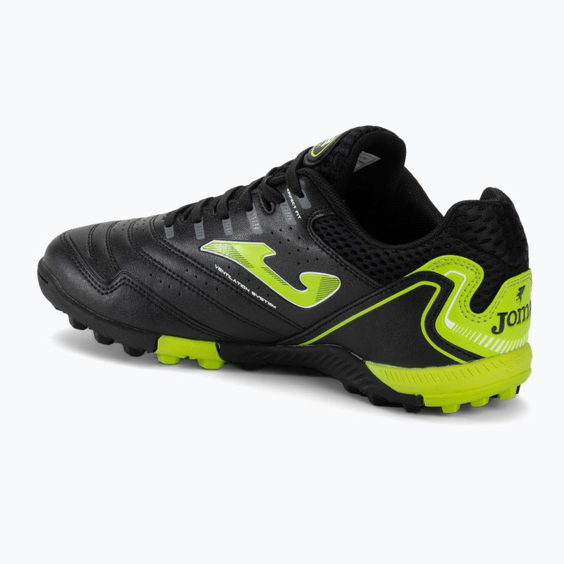 Men's football boots Joma Maxima TF black/green 4