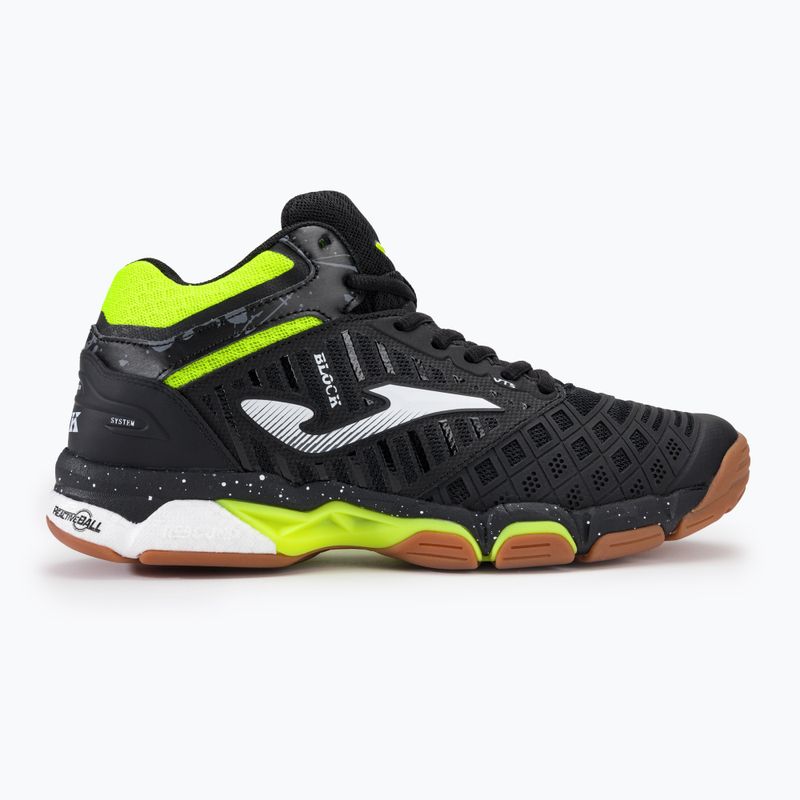 Men's volleyball shoes Joma V.Blok black/lemon fluor 2