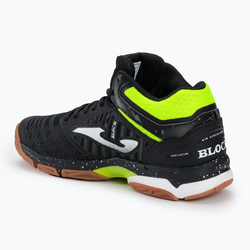 Men's volleyball shoes Joma V.Blok black/lemon fluor 3