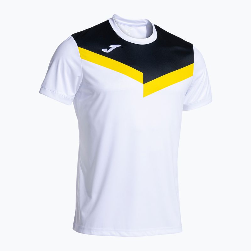 Men's tennis shirt Joma Court white/black 2