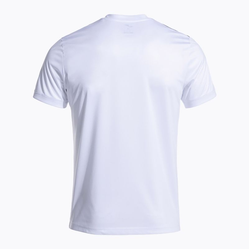 Men's tennis shirt Joma Court white/black 3