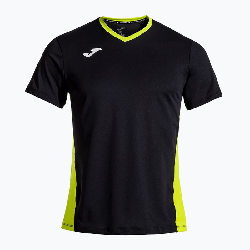 Men's tennis shirt Joma Court black/green