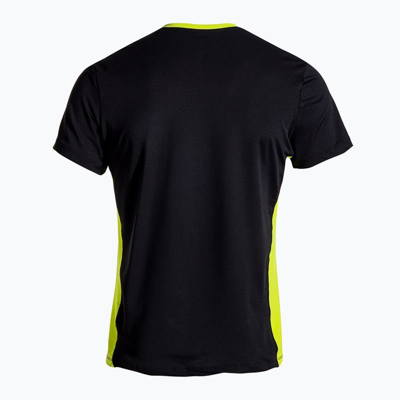 Men's tennis shirt Joma Court black/green 3