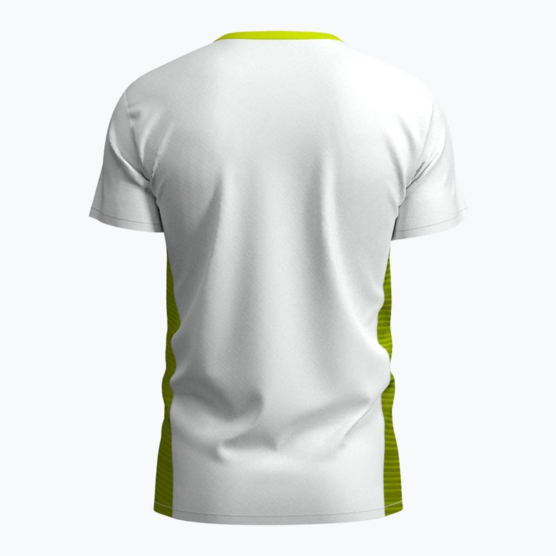 Men's tennis shirt Joma Court white/green 2