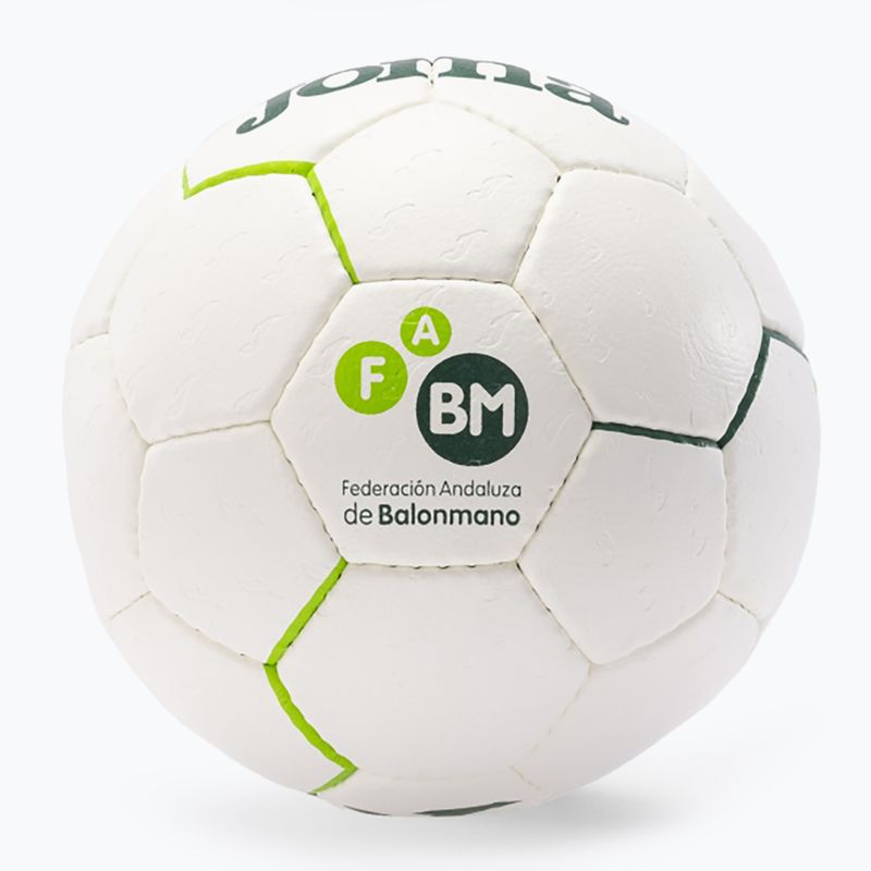 Joma Fed Balonmano Andaluza football white/green 3