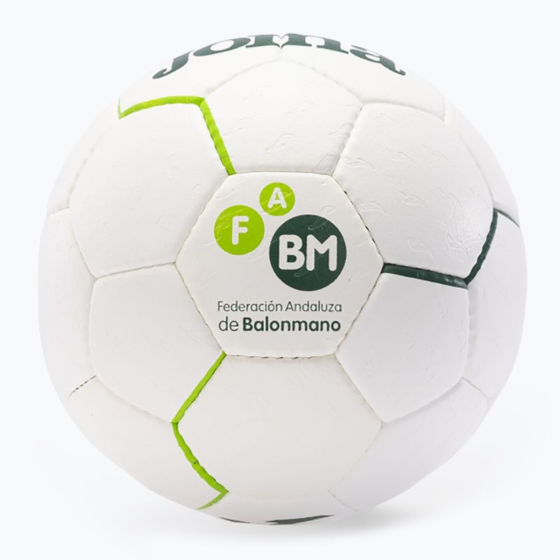 Joma Fed Balonmano Andaluza football white/green 3
