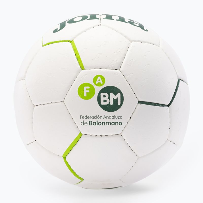 Joma Fed Balonmano Andaluza football white/green 3