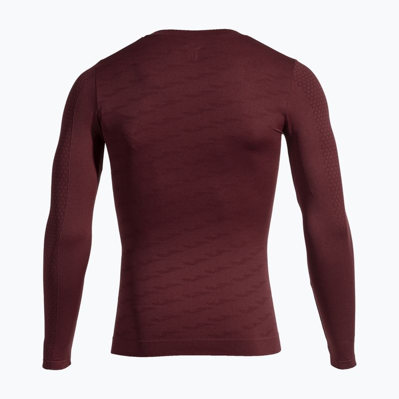 Men's thermal longsleeve Joma Classic burgundy 3