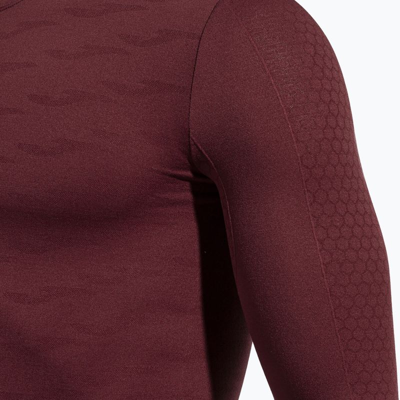 Men's thermal active sweatshirt Joma Classic burgundy 4