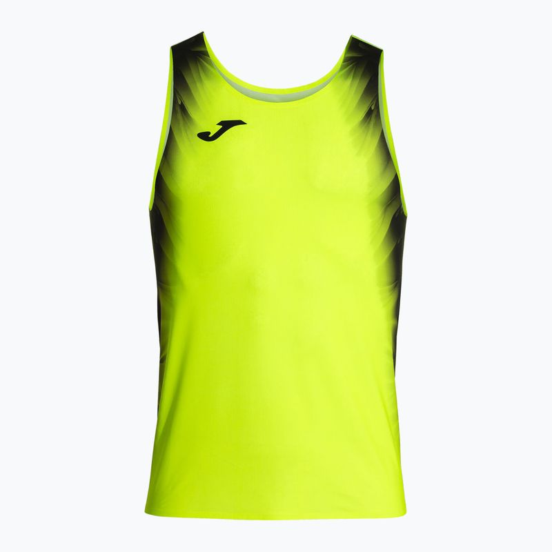 Men's Joma Elite XI fluor yellow/black running shirt