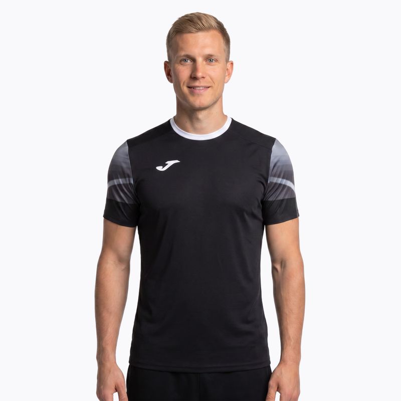 Men's Joma Elite XI running shirt black/anthracite