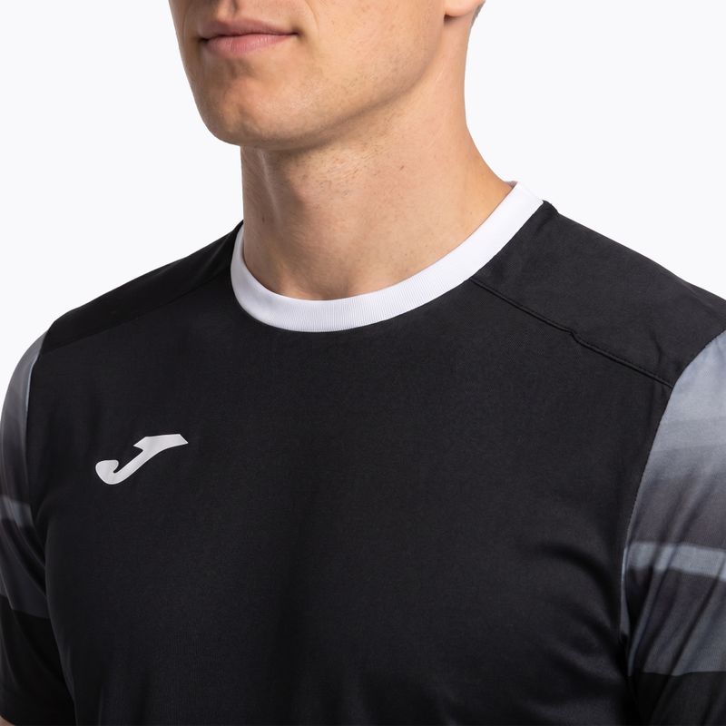 Men's Joma Elite XI running shirt black/anthracite 3