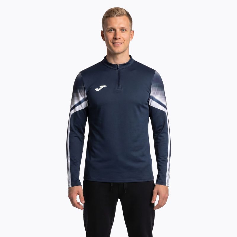 Men's running sweatshirt Joma Elite XI navy/white