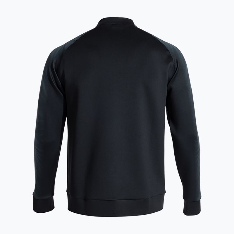Men's running sweatshirt Joma Elite XI Full Zip black/anthracite 2