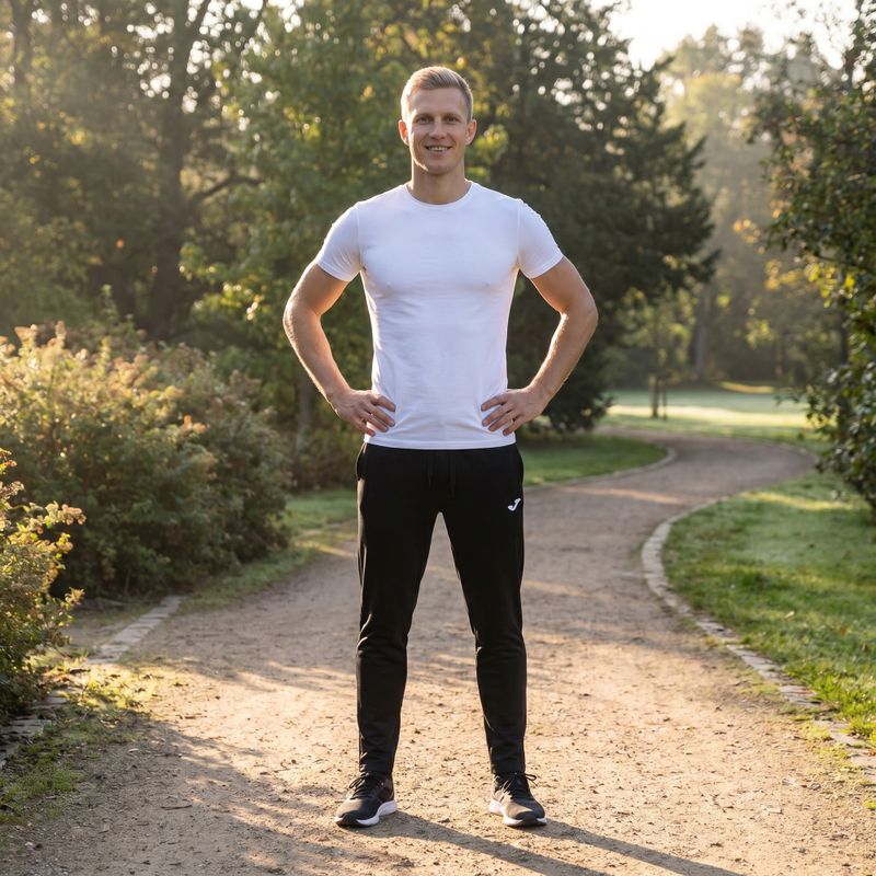Men's running trousers Joma Elite XI Long black 13