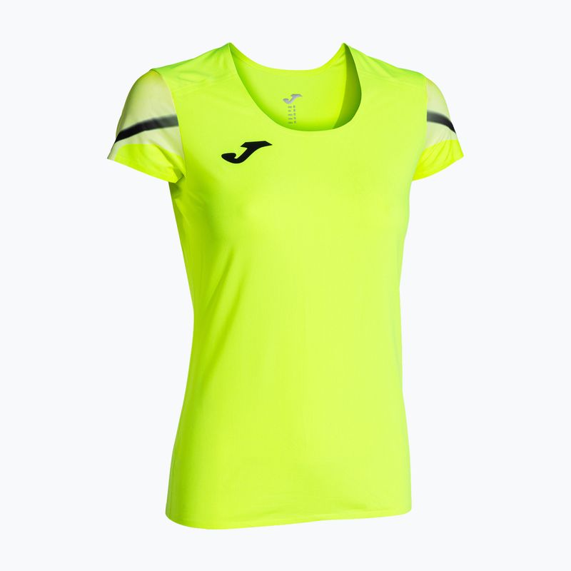 Women's running top Joma Elite XI fluor yellow/black 3