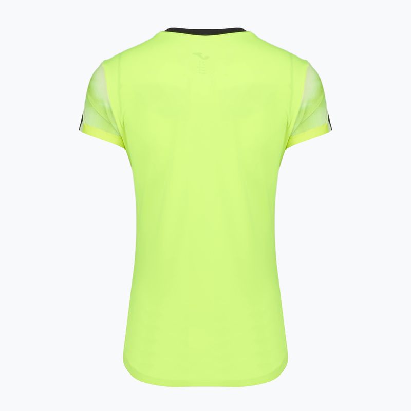 Women's running top Joma Elite XI fluor yellow/black 2