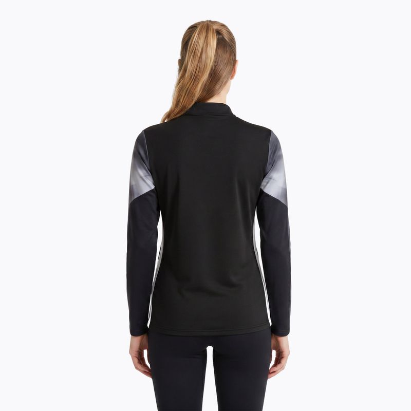 Women's Joma Elite XI running sweatshirt black/anthracite 3